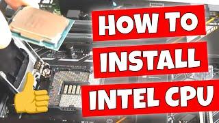 How To Safely Install Intel LGA1200 CPU Processor On To A PGA Or Pin Grid Array Motherboard