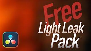 FREE Cinematic LIGHT LEAK Effect Pack... DaVinci Resolve