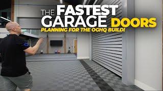 OGHQ Epic Garage Build Starts Soon: HIGH SPEED Rytec Doors?!