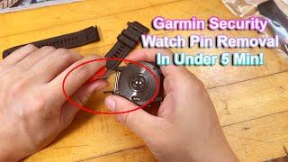 Garmin Quickfit Security Watch Pin Removal Tips & Tricks