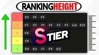 We RANKED All MEN'S HEIGHTS (COMPLETE BREAKDOWN)