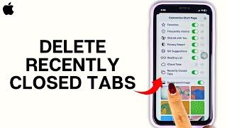 How to Delete Recently Closed Tabs on Safari on iPhone / iPad?