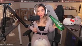 ALINITY ABUSING HER DOG - TWITCH (AGAIN!)