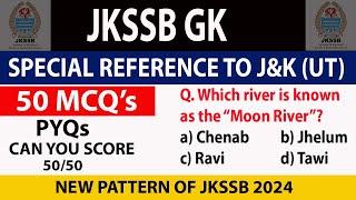 JKSSB GK Special Reference to J&K l UT l 50 MCQS l JKP CONSTABLE  l #New_Pattern_JKSSB