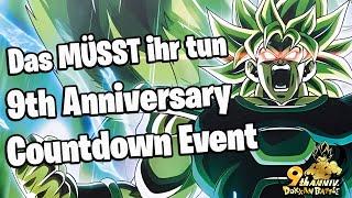 DAS MÜSST IHR TUN - 9th Anniversary Countdown Campaign! DBZ Dokkan Battle