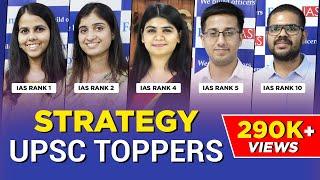 Strategy UPSC Toppers | UPSC Toppers' Success Stories | ForumIAS