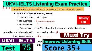 UKVI IELTS Listening Practice Test 2024 With Answers [ Test - 75 ]