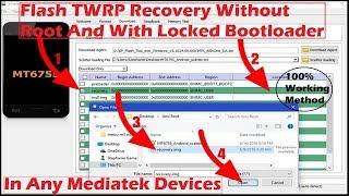 Flashing TWRP Recovery Without Root/Without Unlocking Bootloader In Any MTK devices [HINDI] |2021