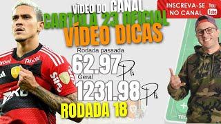 Top 1 na Liga dos Youtubers Brasil - Dicas e Análises Rodada 18 do Cartola FC - Top 1000 Nacional
