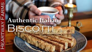 How to Make Authentic Italian Biscotti by Heartway Farms | The Best Biscotti Recipe | Easy Dessert