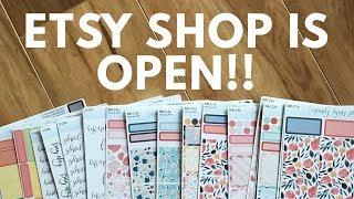 My Etsy Shop is Open! || Mandy Lynn Plans || Hobonichi Cousin Stickers