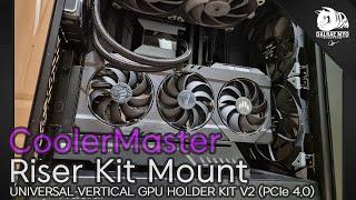 VGA Riser Kit mount | COOLERMASTER UNIVERSAL VERTICAL GPU HOLDER KIT V2