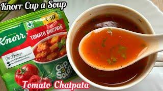 Knorr Tomato Chatpata Soup Recipe | How to make Knorr Tomato Chatpata Cup a Soup | Knorr Tomato Soup