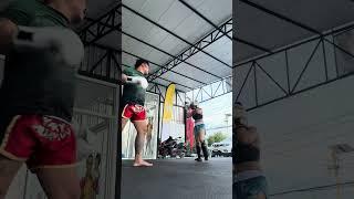 I love Muay Thai@Saenchai Deena gym_sparring with Kru Nu