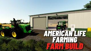 AMERICAN LIFE FARMING FARM BUILD | CONSOLE & PC MAP | Timelapse | Farming Simulator 19