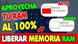 APROVECHA TODA TU RAM AL 100% en Windows (Libera Memoria RAM en Espera)