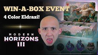 4 Color Eldrazi! | Win-A-Box Event | Modern Horizons 3 Sealed | MTG Arena