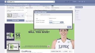 How To: Customize your Facebook Donate Button