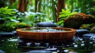 Brain Waves Relaxing Music White Noise Running Water and Birds calls • Meditation Sounds For Stress