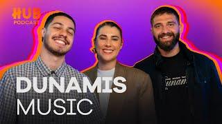 DUNAMIS MUSIC - Rapha Gonçalves, Gabriel Borges e Matheus Gonçalves | HUB Podcast - EP. 234