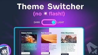 Build a Dark Mode without a White Mode Flash!