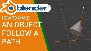 Blender how to make an object follow a path