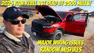 My 2025 Ram Rebel SST Broke Down at 2500 Miles! So Many Codes and Misfires!