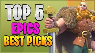 Top 5 Must Have Epic Commanders in RoK | Rise of Kingdoms