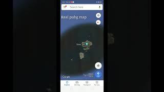 Real pubg map on google maps |pubg ka map in google map #YouTube #SHORT