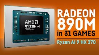 Radeon 890m in 31 Games // Ryzen AI 9 HX 370