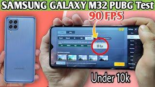 SAMSUNG GALAXY M32 PUBG Test, With FPS Meter- Samsung m32 PUBG Graphics settings  Helio G85