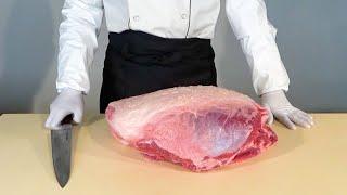 Wagyu Cut: The skill of a famous Japanese butcher! & How to grill Japanese beef