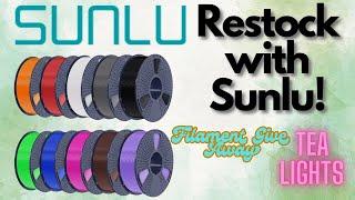 Restock your filament with Sunlu's promotion, tea lights and a filament give away