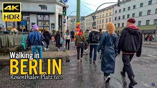 Berlin, Germany relaxing walk from Rosenthalerplatz | Virtual Tour 2023 4K 50fps HDR