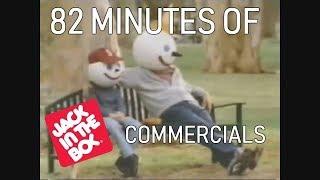 82 MINUTES OF JACK IN THE BOX COMMERCIALS