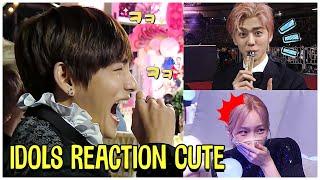 Kpop Idols Reaction Cute When Camera Focuses On Them