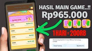 PASTI DIBAYAR 965RB‼️ GAME PENGHASIL UANG 2025 - APLIKASI PENGHASIL SALDO DANA TERCEPAT 2025