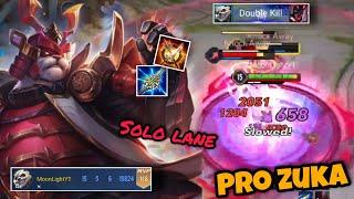 Zuka Solo Lane Pro Gameplay | Ultimate + Flicker Most Solid combo |Arena of Valor | Liên Quân mobile