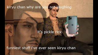 (Yakuza Kiwami Spoilers) I put Season 3 Evil Morty Audio Over Part Of Yakuza 1's Ending