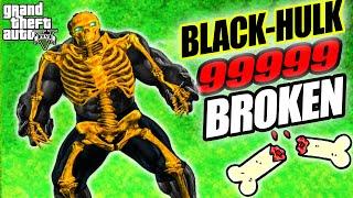 GTA 5: Breaking EVERY BONE As BLACK HULK In GTA V ! ( GTA 5 mods )