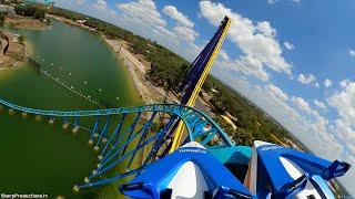 Wave Breaker: The Rescue Coaster (4K HyperSmooth POV) SeaWorld San Antonio