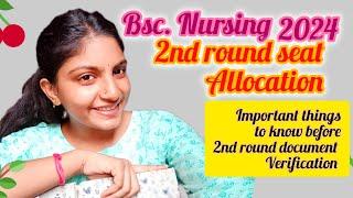 Aiims Bsc nursing 2024|| Important things u should know before going for 2nd round counselling ||