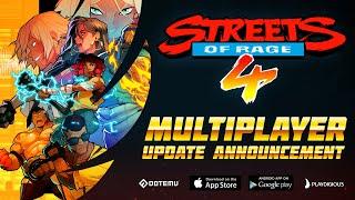 Streets of Rage 4 mobile - Multiplayer update announcement