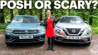 What's the best small SUV? VW T-Roc vs Nissan Juke comparison review