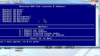how to convert ESD TO WIM  OR  WIM TO ESD
