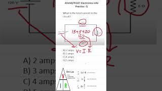 ASVAB/PiCAT Electronics Information Practice Test Question: Ohm's Law #acetheasvab with #grammarhero