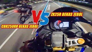 TES DRAG‼️CBR250RR FULL SPEK vs ZX25R BORE UP