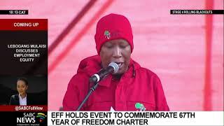 Political freedom without economic freedom is meaningless: Malema