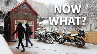 Motorcycle Snow Day in Bisbee Arizona