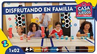 JUEGOS entre FAMILIAS | LA CASA DE LOS JUEGOS: Desafío en Familia 1X02